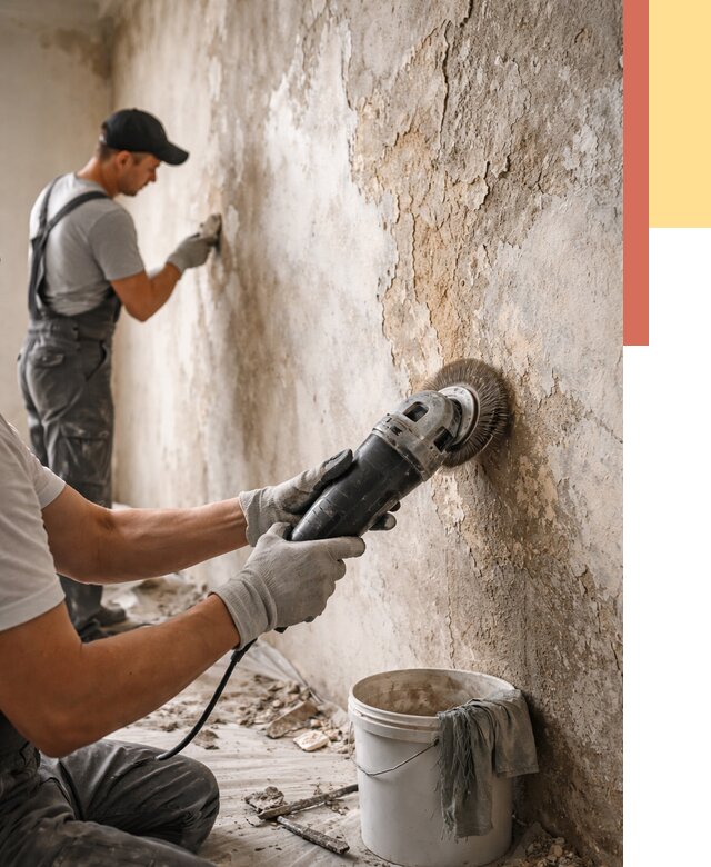 Снятие и удаление краски со стен в Славгороде от 2184 руб. — ОТДЕЛОЧНИК-Слд