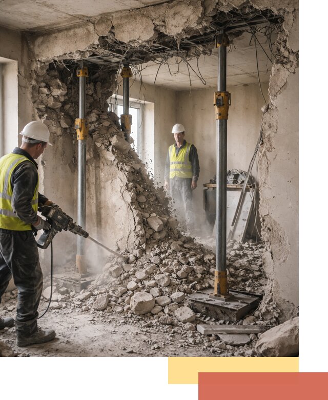 Снос несущих стен в Славгороде с гарантией безопасности и качества