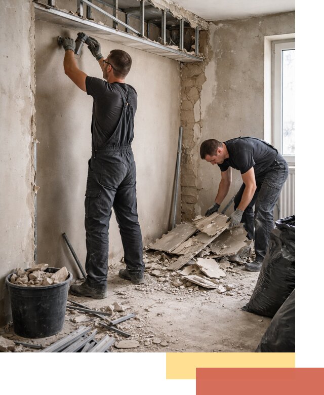 Демонтаж короба из гипсокартона в Славгороде быстро и аккуратно