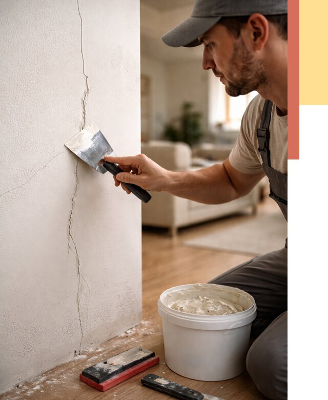 Заделка трещин и сколов в Славгороде от 2548 руб. — быстро и недорого | ОТДЕЛОЧНИК-Слд