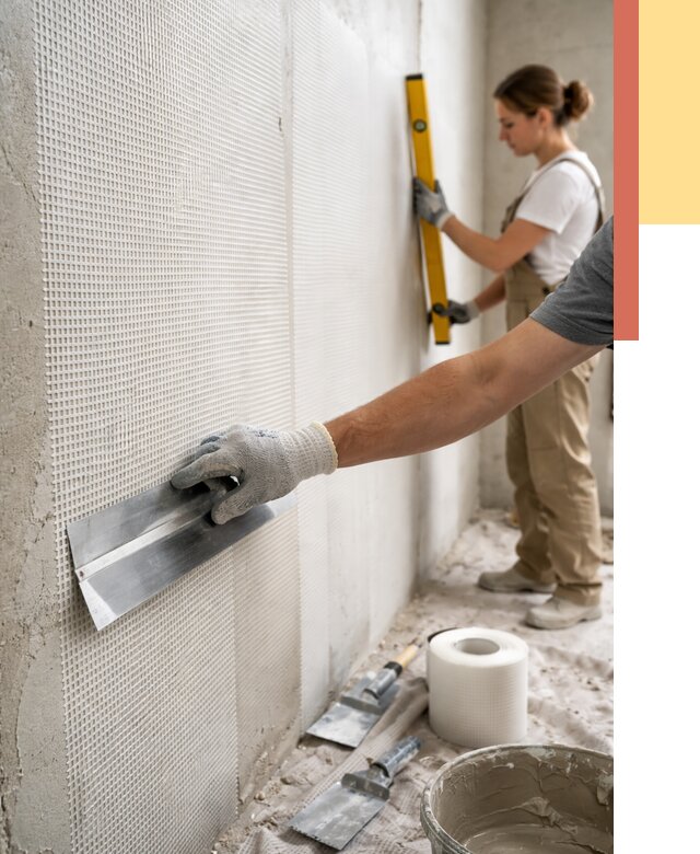 Армирование стен стеклосеткой в Славгороде от 3328 руб. под ключ | ОТДЕЛОЧНИК-Слд