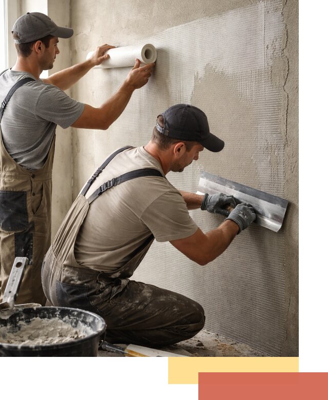 Армирование стен стеклосеткой в Славгороде для прочной отделки