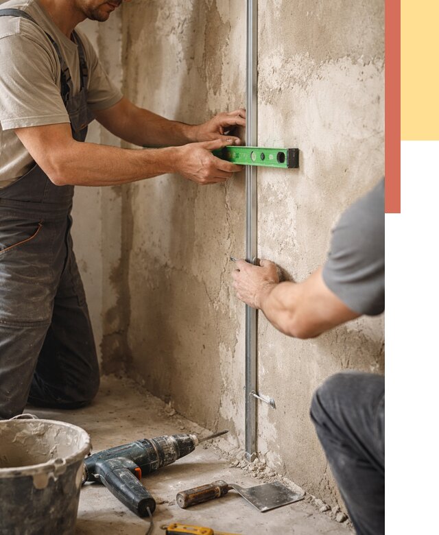 Установка штукатурных маяков в Славгороде от 7281 руб. — быстро и недорого | ОТДЕЛОЧНИК-Слд