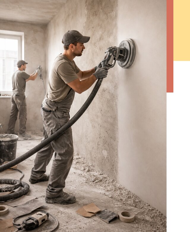 Шлифовка стен в Славгороде от 1248 руб/м2 — быстро и недорого | ОТДЕЛОЧНИК-Слд