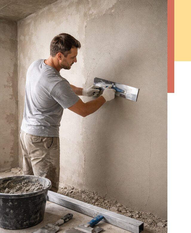 Штукатурка стен без маяков в Славгороде от 7489 руб/м2 — услуги и цена | ОТДЕЛОЧНИК-Слд