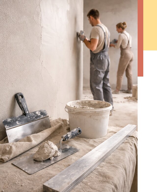 Штукатурка стен гипсовая в Славгороде от 4680 руб/м2 — быстро и недорого | ОТДЕЛОЧНИК-Слд