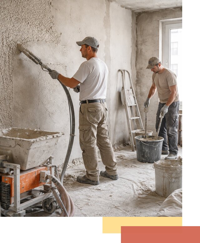 Машинная штукатурка стен в Славгороде — быстро и качественно