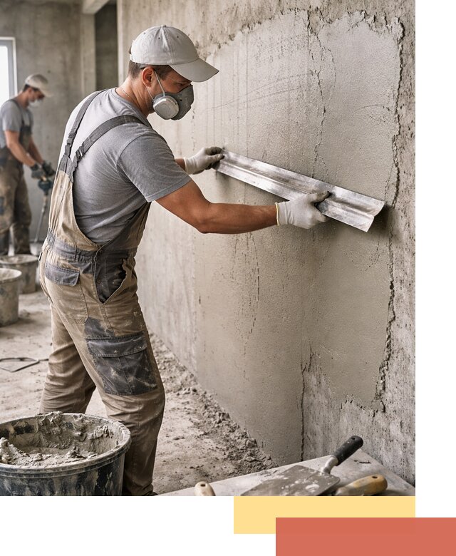 Штукатурка бетонных стен в Славгороде качественно и долговечно