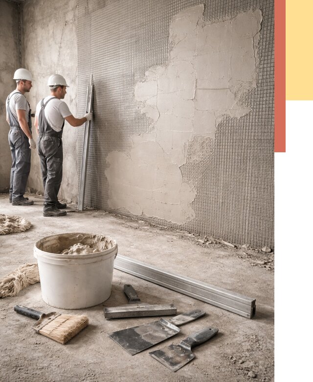 Штукатурка стен по сетке в Славгороде от 5721 руб./м2 — быстро и недорого | ОТДЕЛОЧНИК-Слд