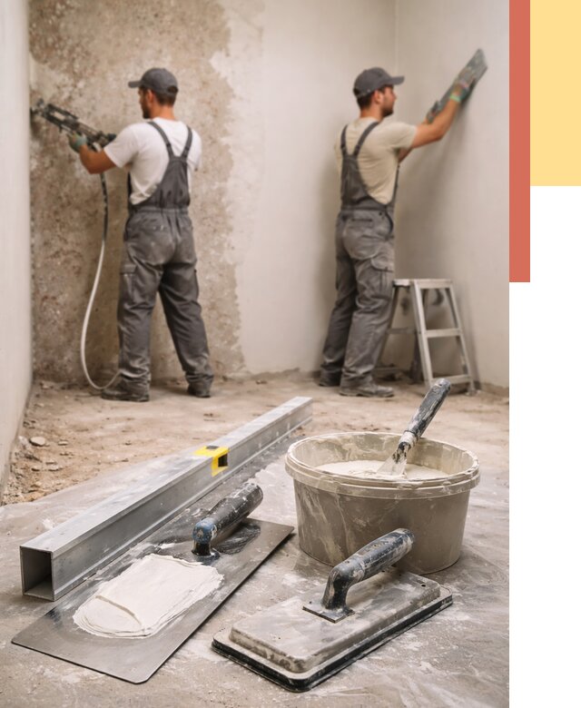 Штукатурка стен под обои в Славгороде от 4680 руб./м2 — выравнивание под обои | ОТДЕЛОЧНИК-Слд