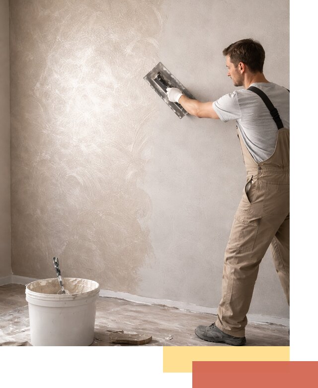 Декоративная штукатурка «Мокрый шелк» под ключ в Славгороде