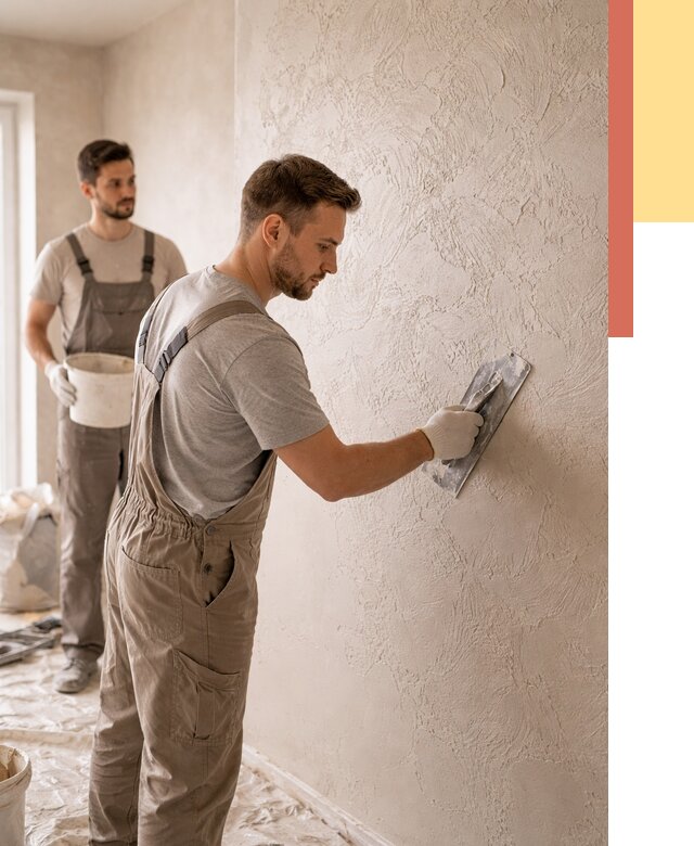 Фактурная штукатурка стен в Славгороде от 4368 руб./м² — заказать под ключ | ОТДЕЛОЧНИК-Слд