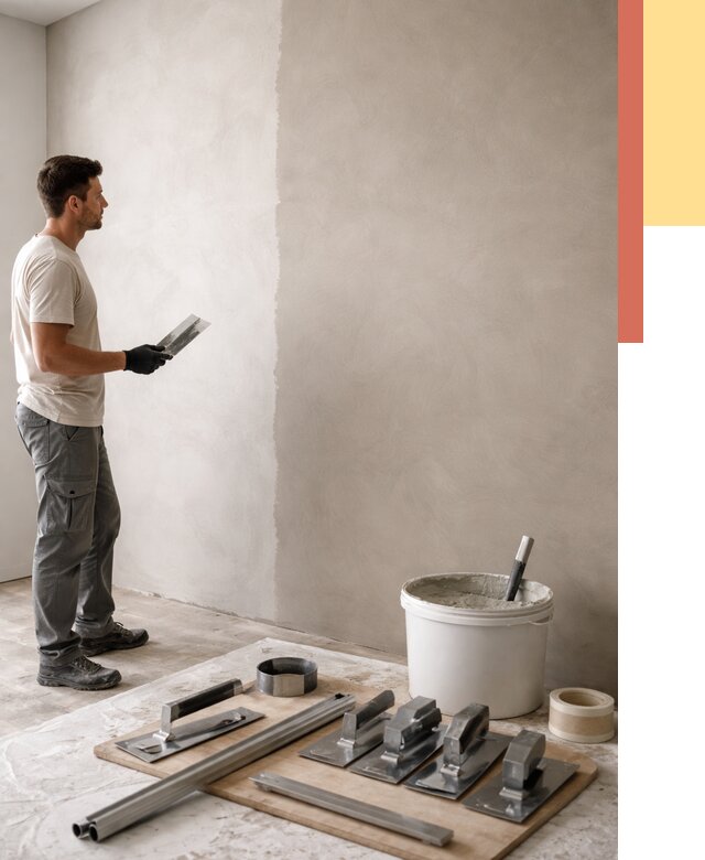 Нанесение микроцемента на стены в Славгороде от 3328 руб./м2 под ключ | ОТДЕЛОЧНИК-Слд