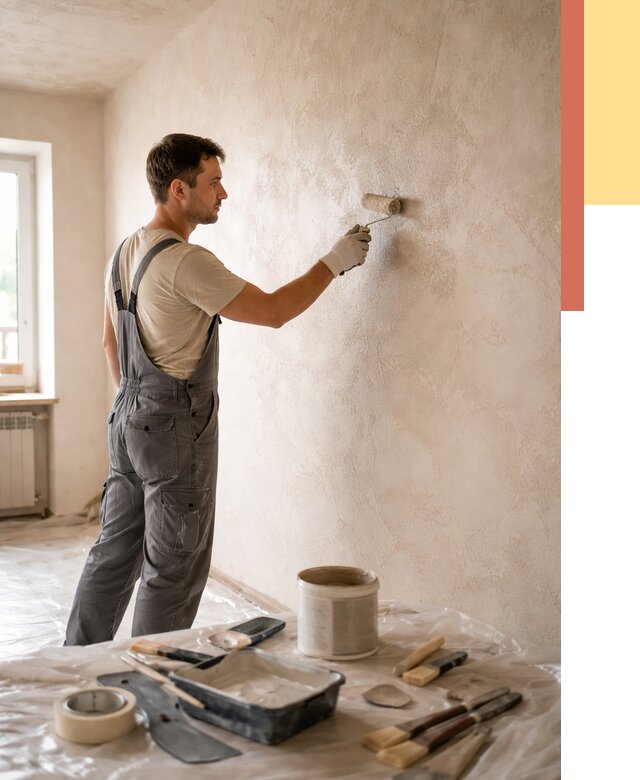 Нанесение лессирующей краски по декоративке в Славгороде от 1820 руб. | ОТДЕЛОЧНИК-Слд