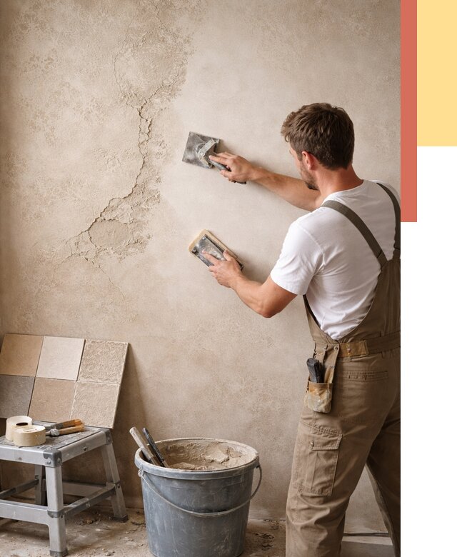 Ремонт декоративной штукатурки в Славгороде от 4680 руб. под ключ | ОТДЕЛОЧНИК-Слд