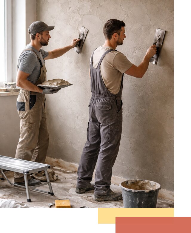 Ремонт декоративной штукатурки и восстановление фактуры в Славгороде