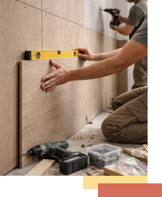 Профессиональный монтаж МДФ панелей на стены в Славгороде