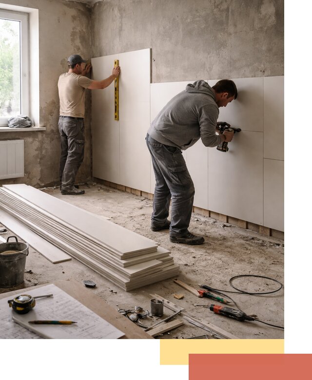 Монтаж ПВХ панелей на стены в Славгороде качественно и быстро