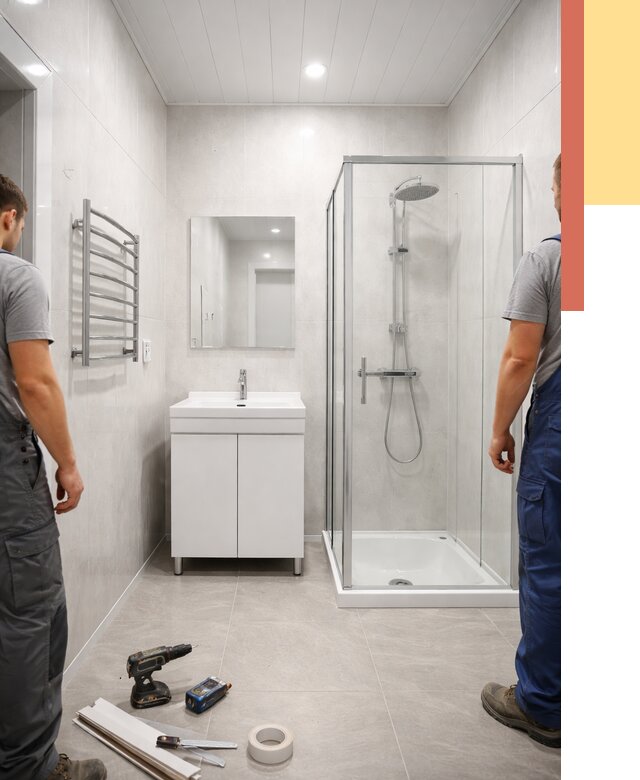 Отделка ванной комнаты панелями ПВХ в Славгороде от 4680 руб. за м2 | ОТДЕЛОЧНИК-Слд