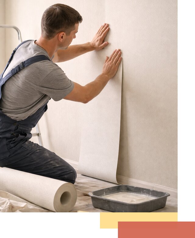 Поклейка флизелиновых обоев в Славгороде качественно и быстро