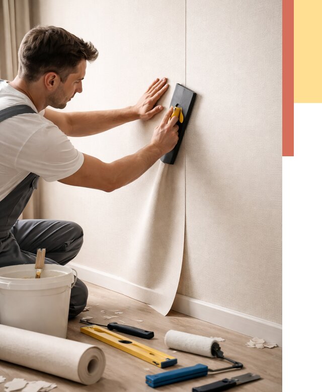 Поклейка виниловых обоев в Славгороде от 4680 руб. | Быстро и недорого — ОТДЕЛОЧНИК-Слд