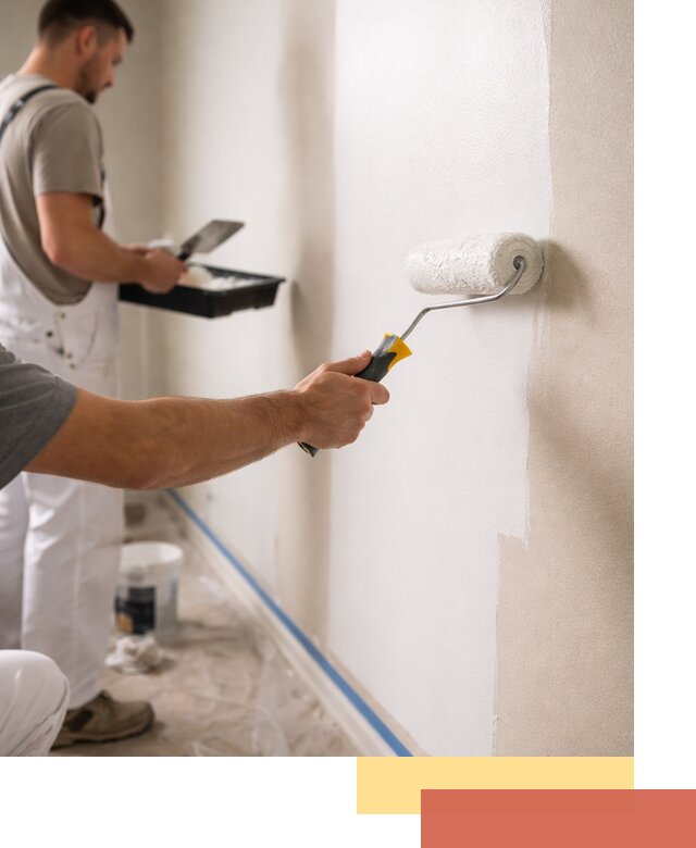 Покраска стен акриловой краской профессионально в Славгороде