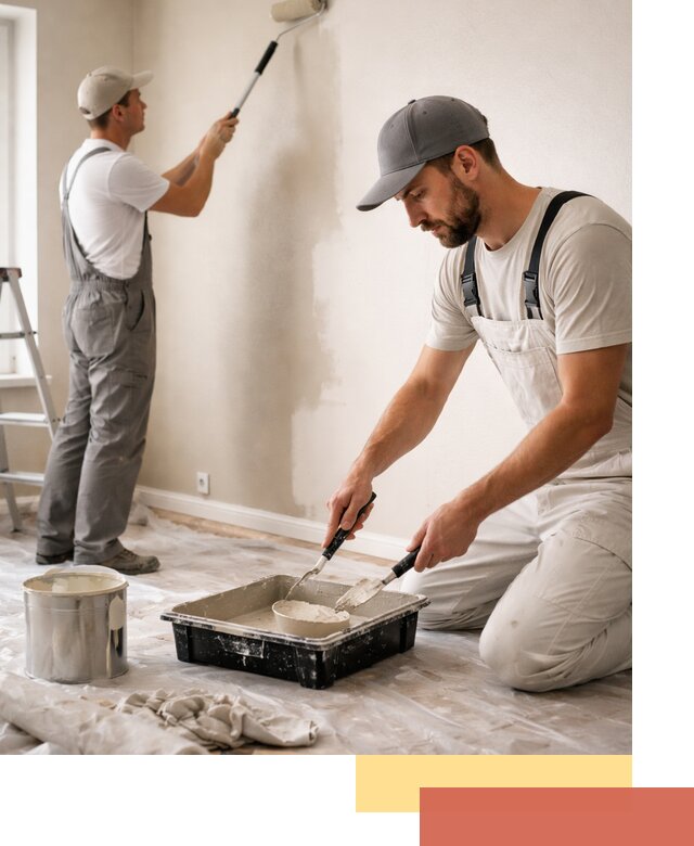 Покраска стен в квартире в Славгороде — профессионально и аккуратно