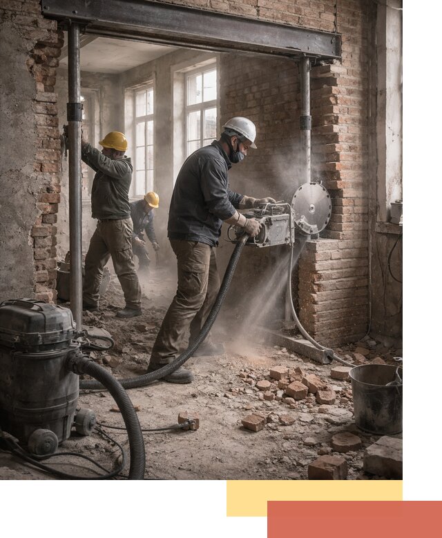 Прорезка проема в стене под дверной или оконный проем в Славгороде