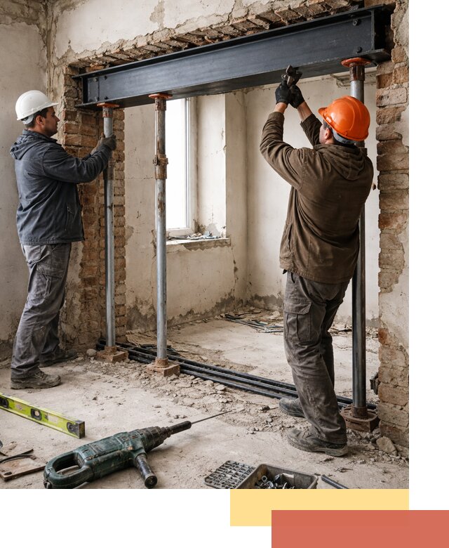 Усиление проема в стене в Славгороде для расширения и безопасности