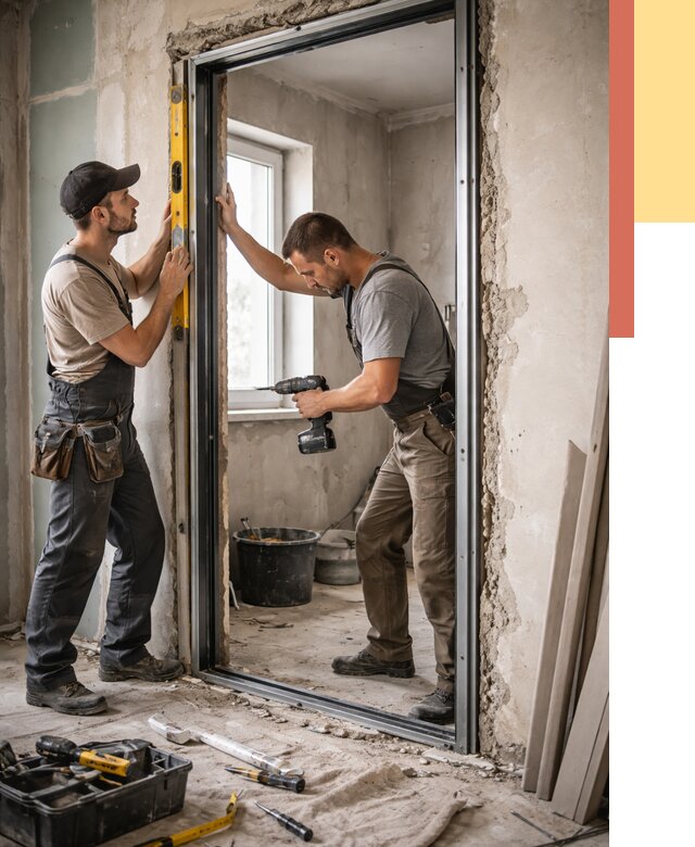 Закладка дверного проема в Славгороде от 3640 руб. — быстро и недорого | ОТДЕЛОЧНИК-Слд