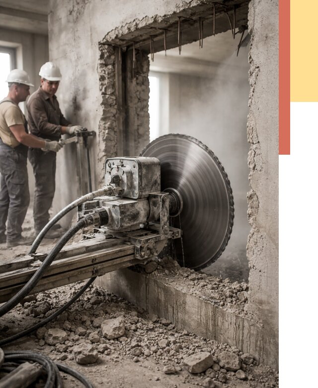 Алмазная резка проемов в Славгороде от 4680 руб. быстро и недорого | ОТДЕЛОЧНИК-Слд