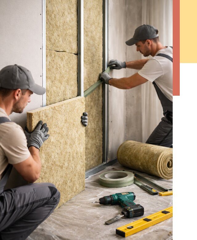 Шумоизоляция стен в Славгороде под ключ от 1924 руб. | ОТДЕЛОЧНИК-Слд