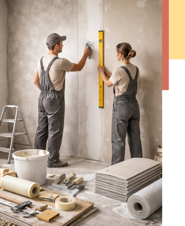 Отделка стен в Славгороде от 1560 руб/м² — недорого, быстро, под ключ | ОТДЕЛОЧНИК-Слд