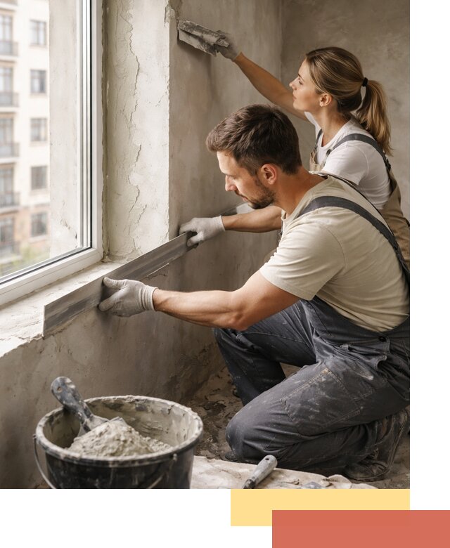 Штукатурка откосов дверей и окон профессионально в Славгороде