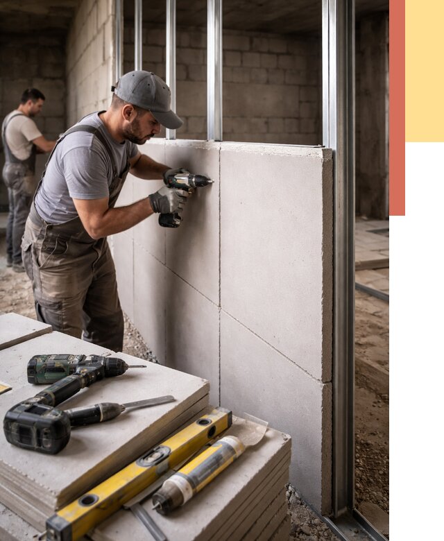 Кладка влагостойких перегородок ПГП в Славгороде от 1248 руб. под ключ | ОТДЕЛОЧНИК-Слд