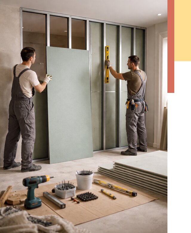 Перегородка из влагостойкого гипсокартона в Славгороде от 4992 руб. — монтаж под ключ | ОТДЕЛОЧНИК-Слд