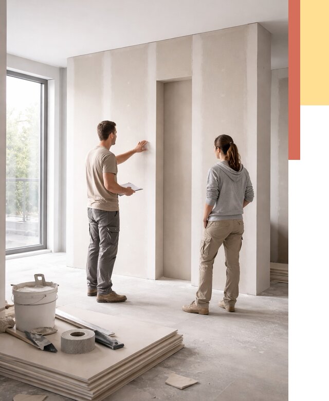 Зонирующая перегородка из гипсокартона в Славгороде от 2912 руб. под ключ | ОТДЕЛОЧНИК-Слд