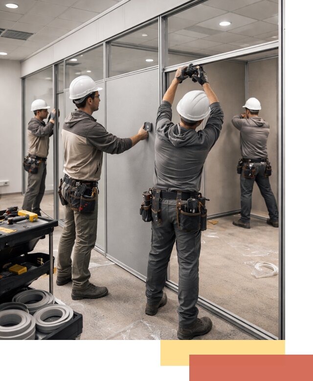 Мобильные офисные перегородки под ключ в Славгороде