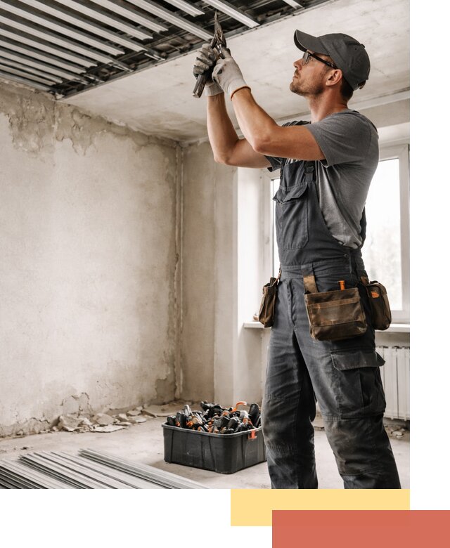 Демонтаж реечного потолка в Славгороде быстро и аккуратно