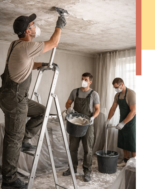 Удаление побелки с потолка в Славгороде от 2600 руб. быстро и недорого | ОТДЕЛОЧНИК-Слд