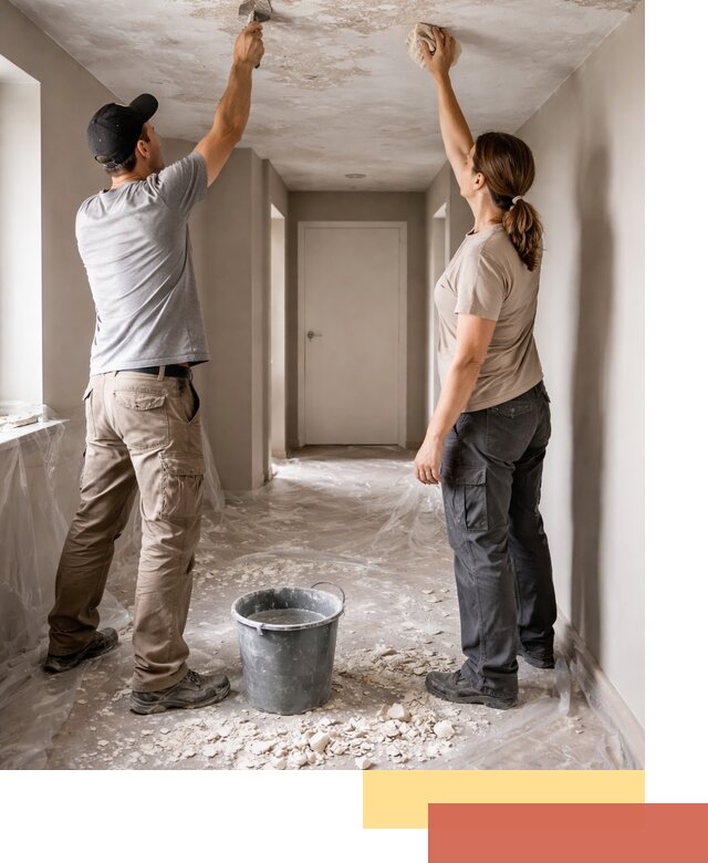 Удаление побелки с потолка в Славгороде — быстро и аккуратно