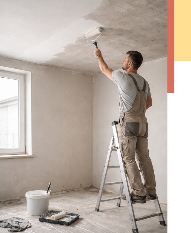 Грунтовка потолка в Славгороде от 2600 руб. — быстро и недорого | ОТДЕЛОЧНИК-Слд