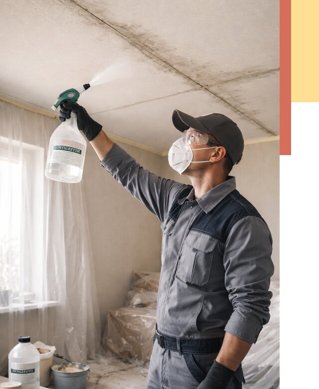 Антисептическая обработка потолка в Славгороде от 2600 руб. | ОТДЕЛОЧНИК-Слд