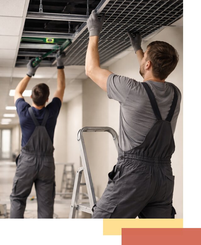 Монтаж потолка Грильято в Славгороде: установка под ключ качественно