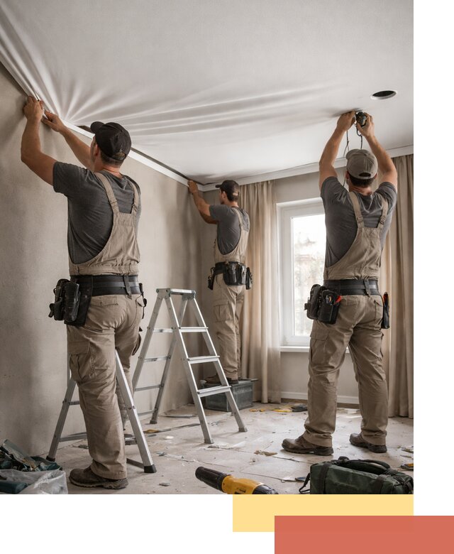 Монтаж матового натяжного потолка в Славгороде качественно и быстро