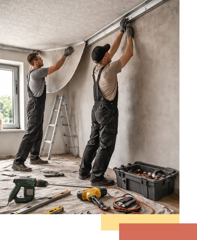 Монтаж фактурного натяжного потолка в Славгороде качественно и быстро