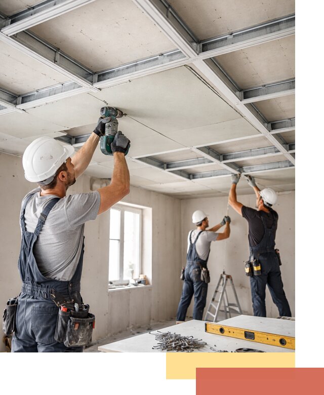 Кессонный потолок из гипсокартона под ключ в Славгороде