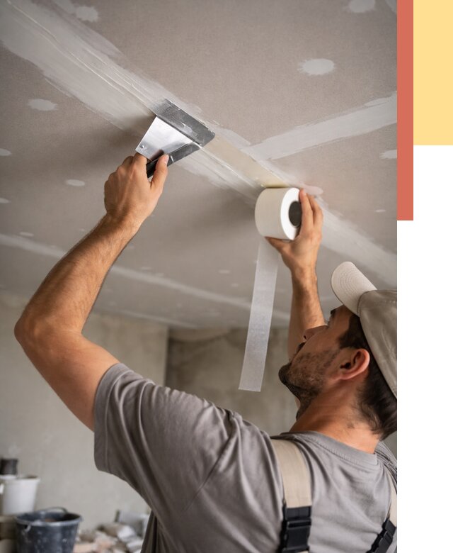 Обработка швов потолка ГКЛ в Славгороде от 7801 руб. под ключ | ОТДЕЛОЧНИК-Слд