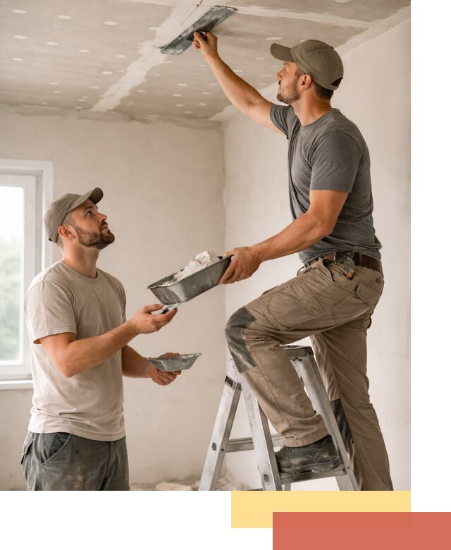 Шпаклевка потолка из гипсокартона в Славгороде качественно и быстро