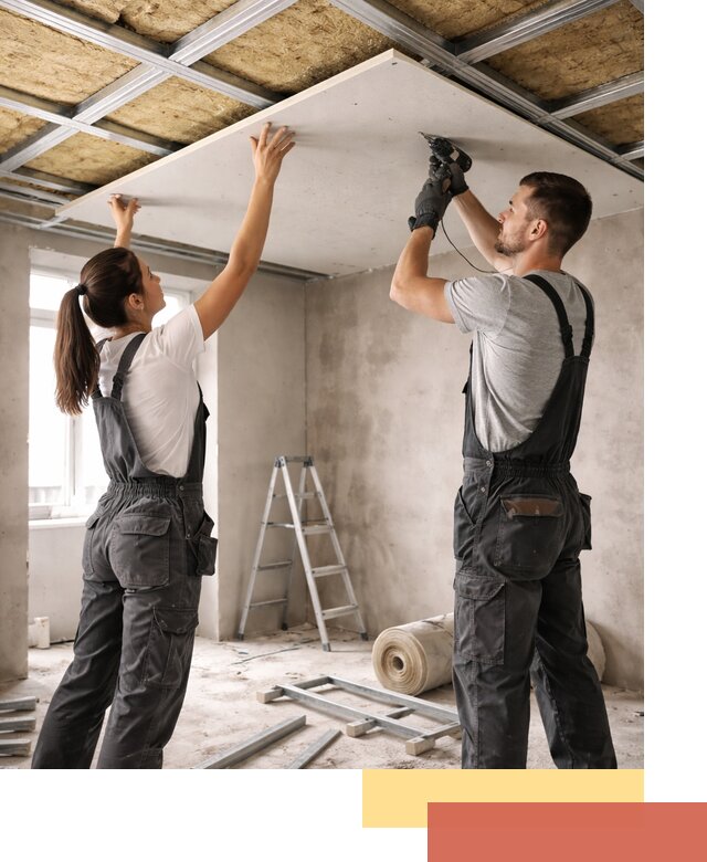 Звукоизоляция потолка из ГКЛ в Славгороде профессионально и надежно